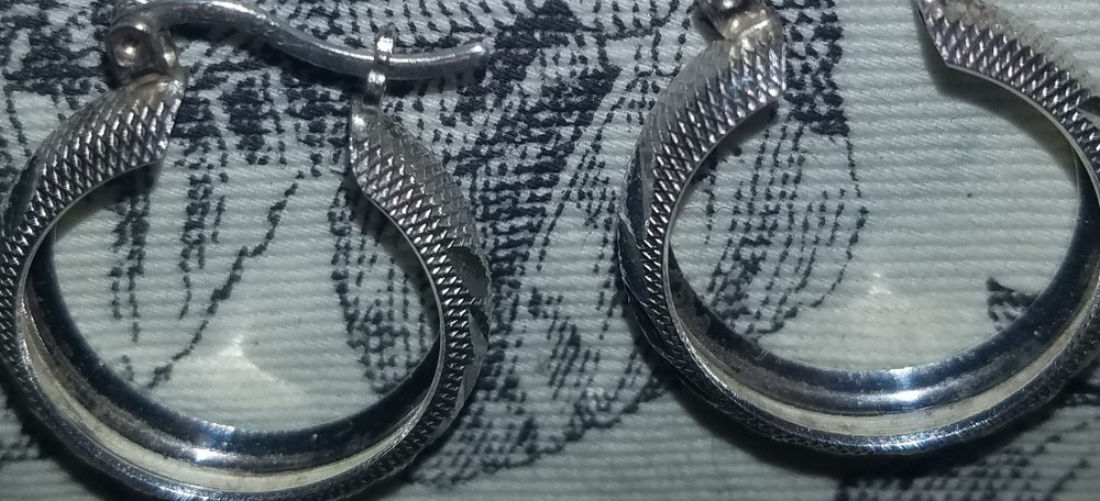 Sterling silver earrings